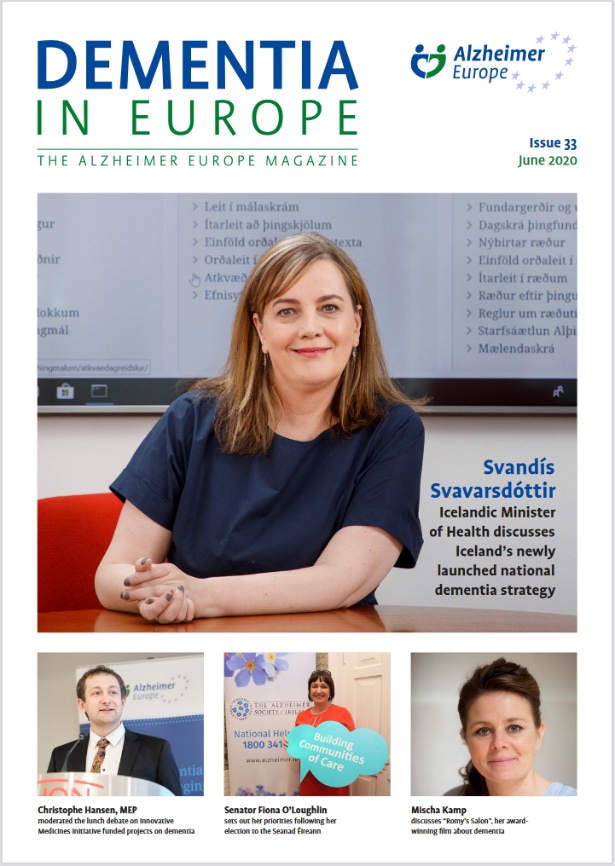 Interview with Professor Miia Kivipelto published in the Dementia in Europe magazine
