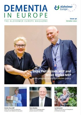 Alzheimer Europe publishes new Dementia in Europe Magazine